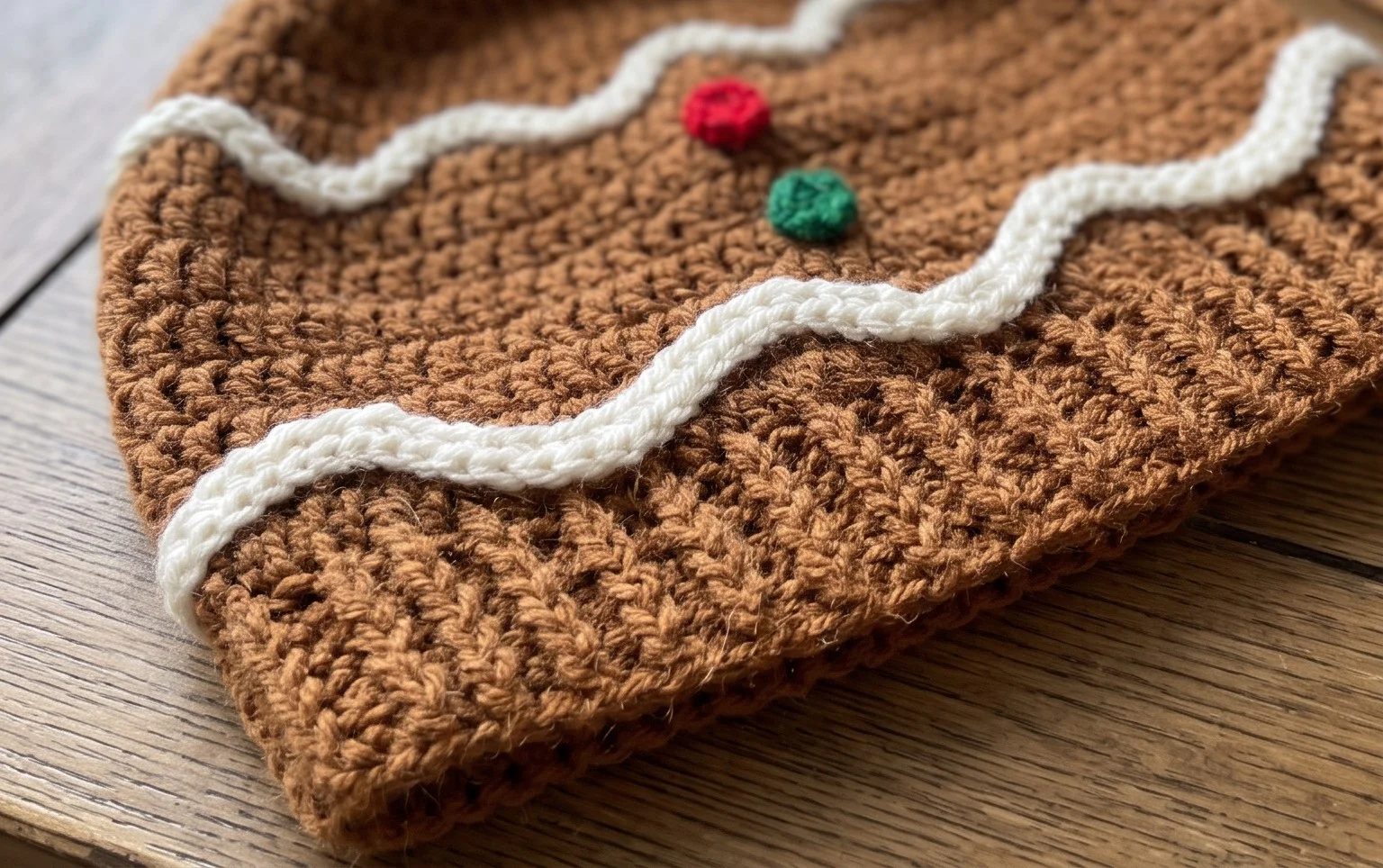 Christmas Gingerbread Hat Free Crochet Patterns - DIY Magazine