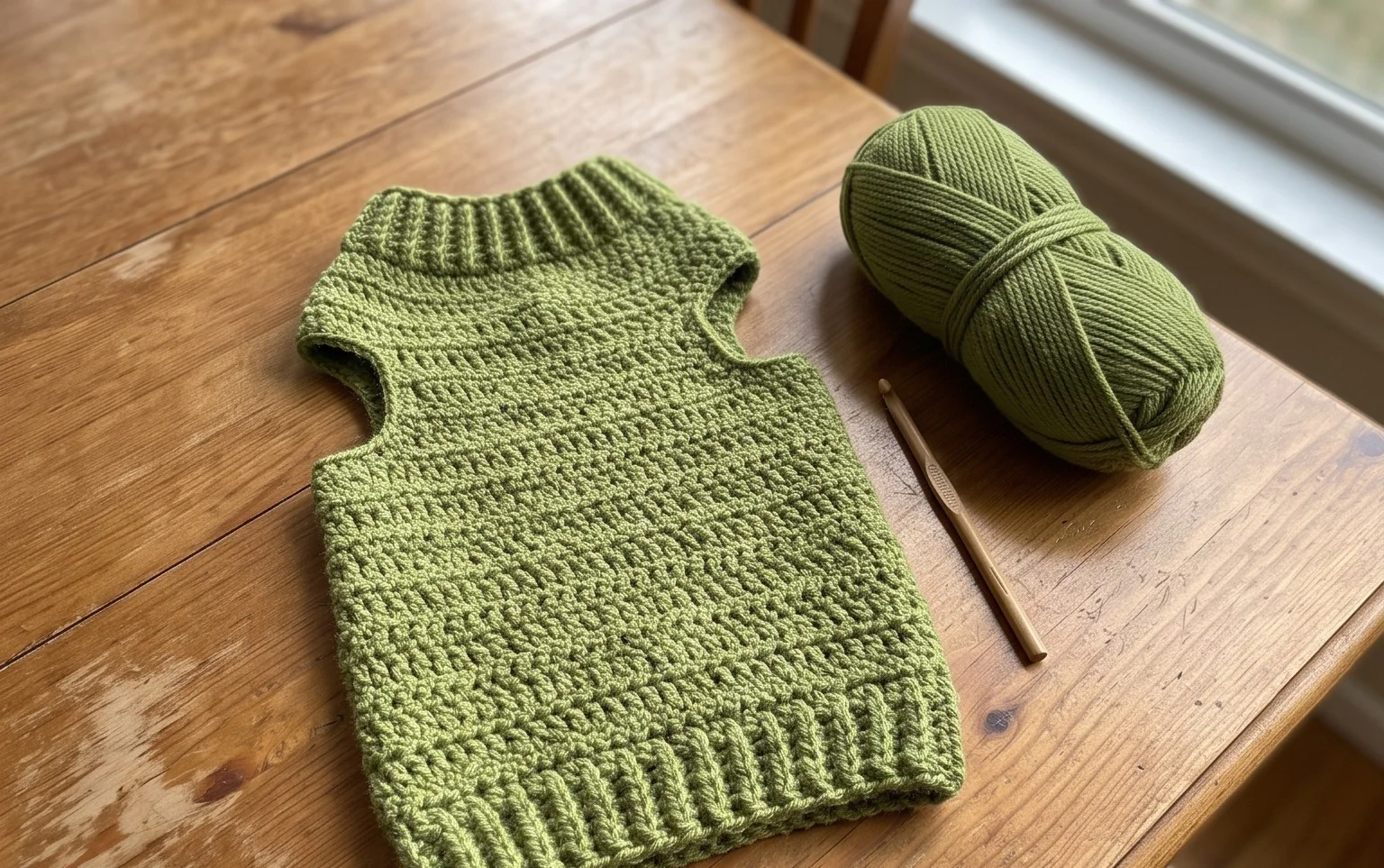 Dandy Dog Sweater: Free Easy Crochet Pattern for Beginners
