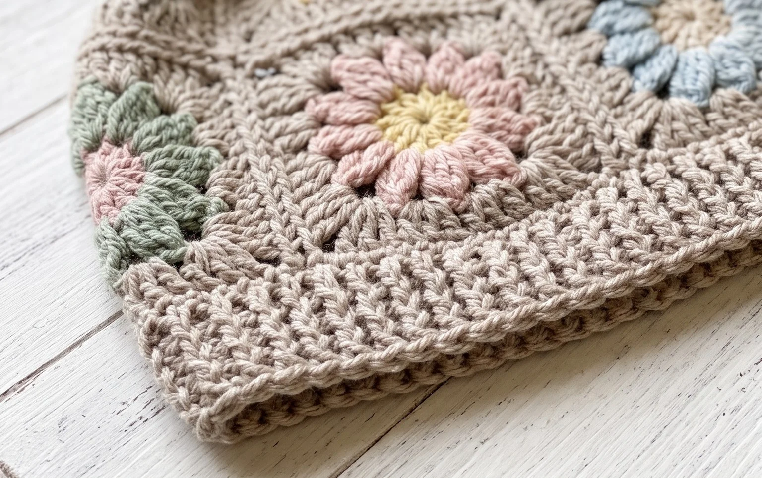 Flower Slouch Hat for Kids {Free Crochet Pattern} Women's Pattern Paid