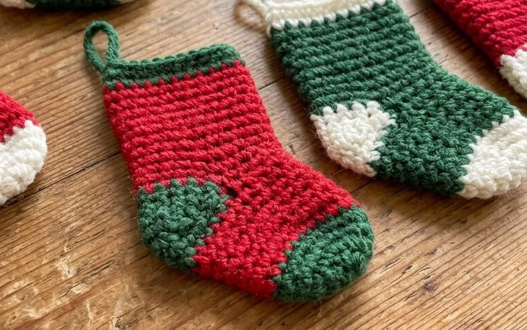 Mini Crochet Stockings | Jen Hayes Creations