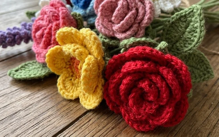 Our Free Crochet Flower Bouquet patterns