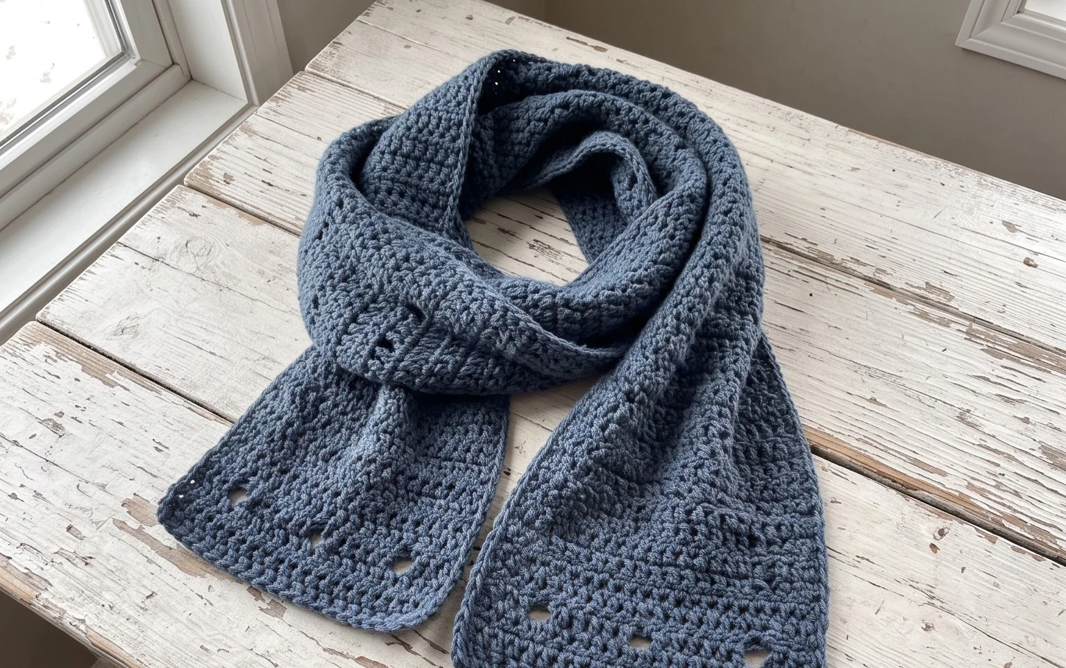 Easy Peek-A-Boo Scarf: Free Crochet Pattern (Step-by-Step)