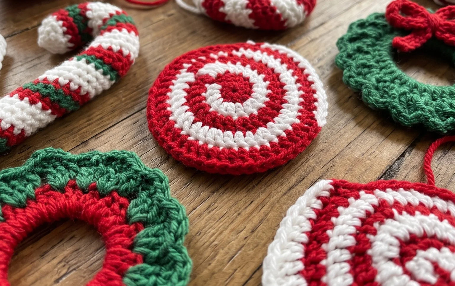 Crochet Christmas Candies by Sarah