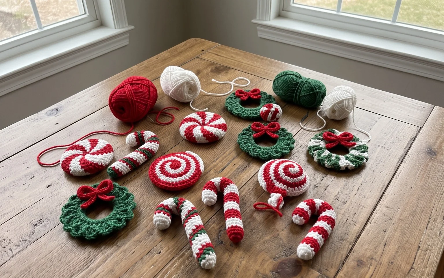 Crochet Christmas Candies: Free Beginner Pattern by Sarah