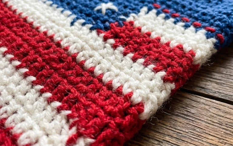 Patriotic Crochet Dog Sweater Pattern