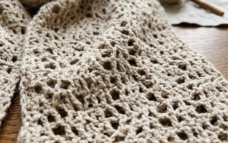 Rustic Lace Scarf - Free Crochet Pattern
