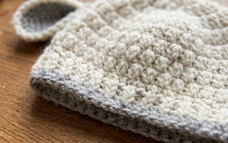 Crochet Lamb Hat