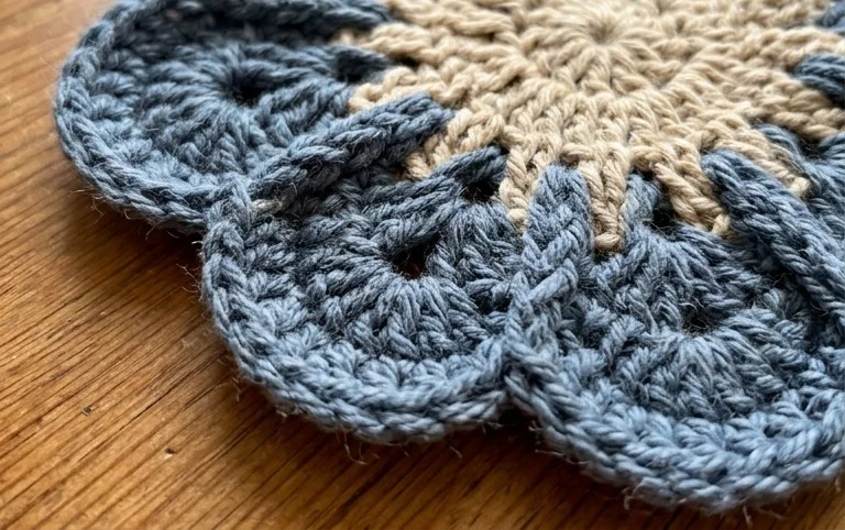 Free Crochet Flower Potholder Pattern | Jewels and Jones